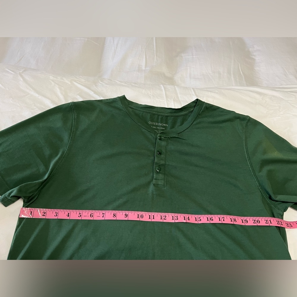Outerknown Green Short Sleeve Tee - Picture 4 of 9